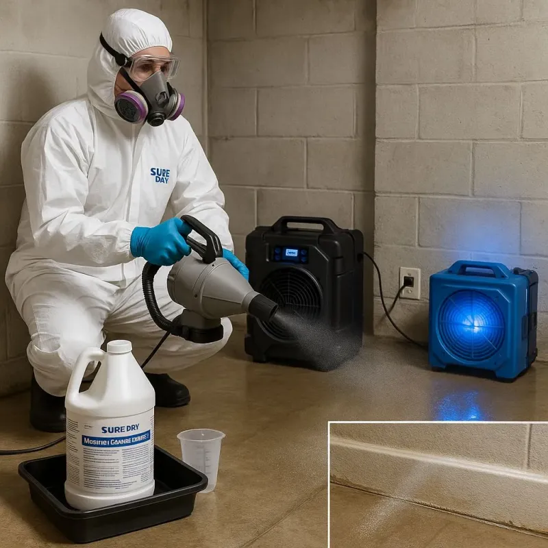 Sanitization and Odor Removal process in Delavan, IL