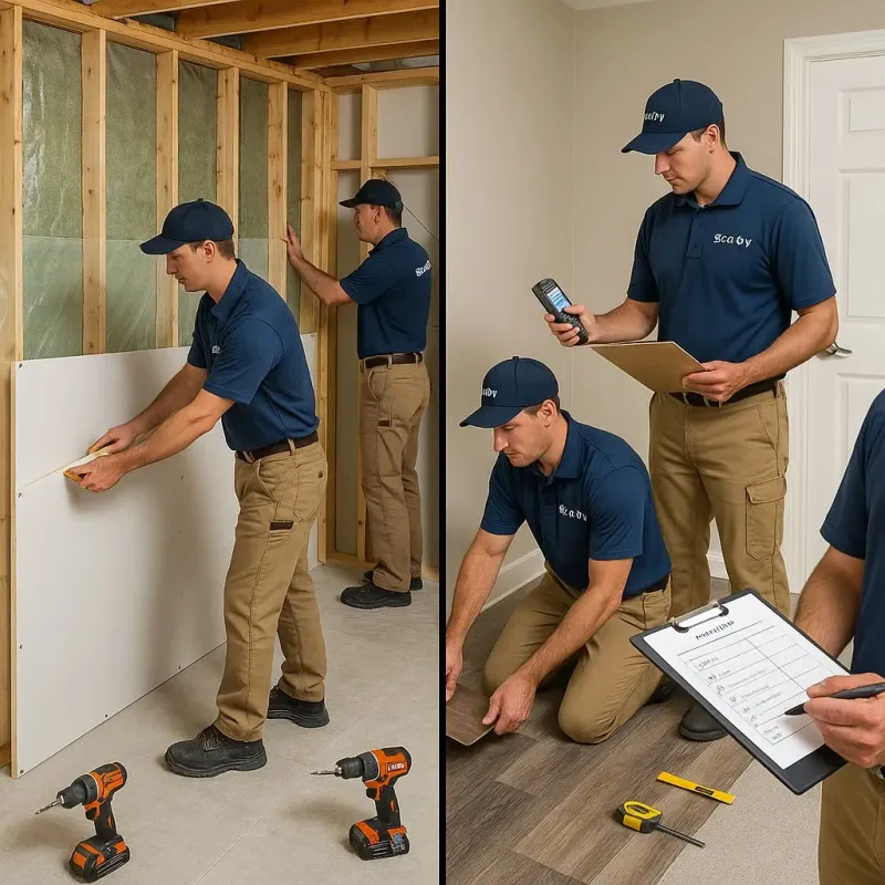 Repairs and Reconstruction process in Delavan, IL
